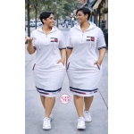 Women's Casual Hooded Midi Dress