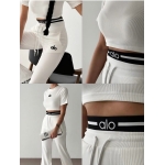 Cropped Top Athleisure Two-Piece Set - Image 4