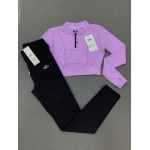 Cropped Sweatshirt Activewear Set - Image 4