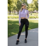 Cropped Sweatshirt Activewear Set